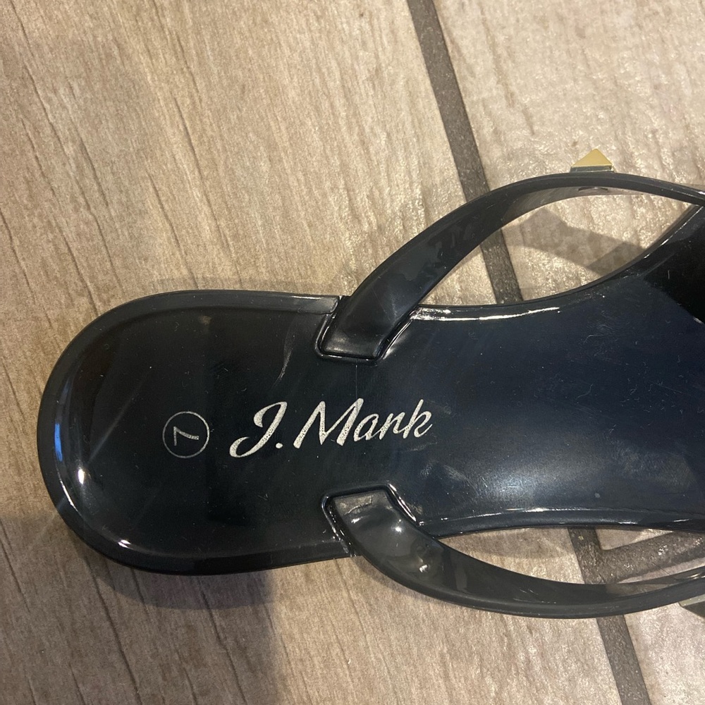 Jelly Black Sandals - Picture 3 of 3